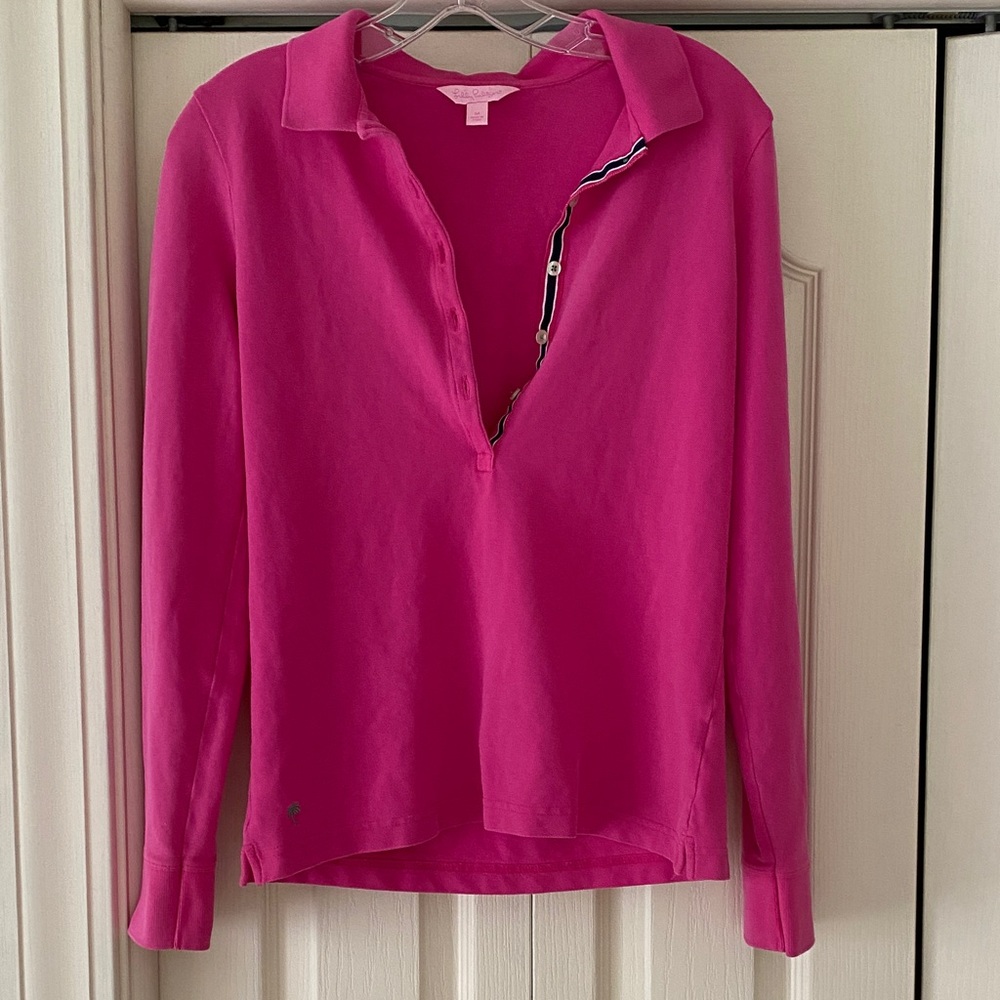Lilly Pulitzer Long Sleeve Polo